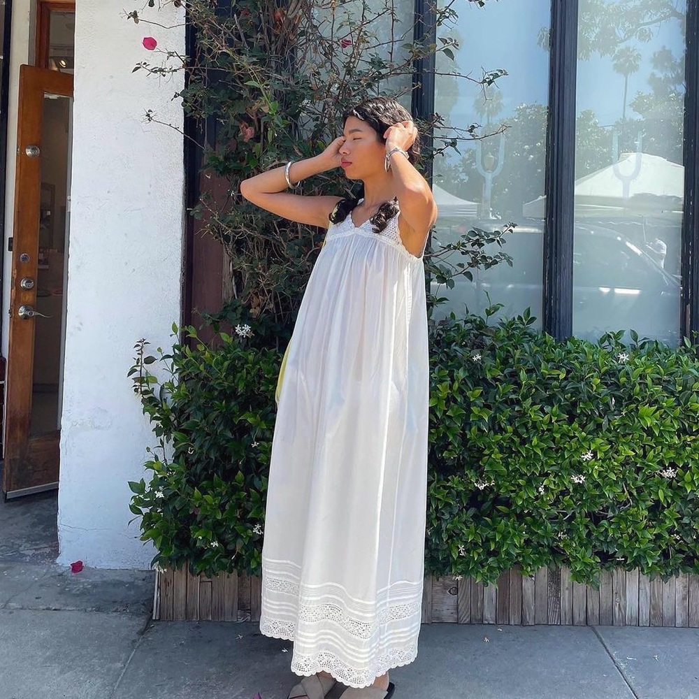 Doen Yselda Dress in Salt